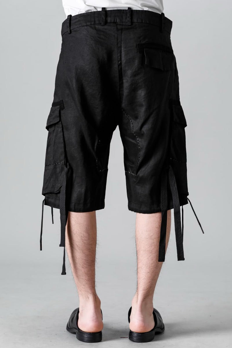 ドローストリングヘムバミューダ