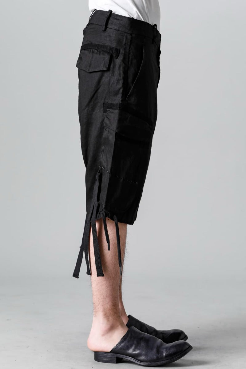 ドローストリングヘムバミューダ