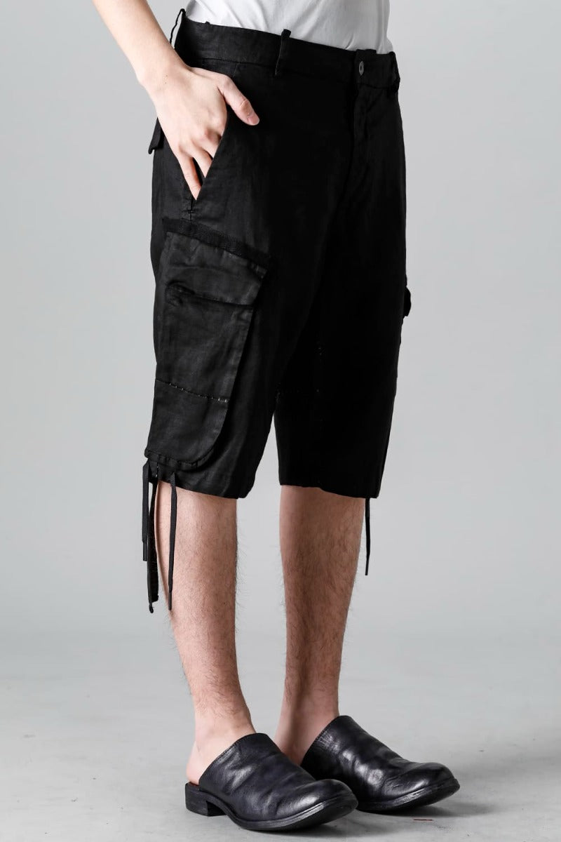 ドローストリングヘムバミューダ