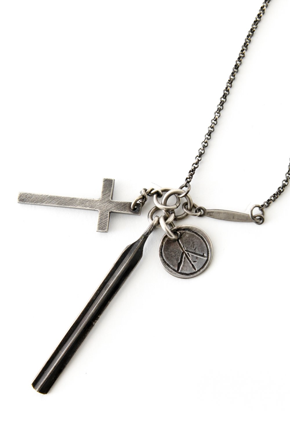 Necklace Cross + Peace