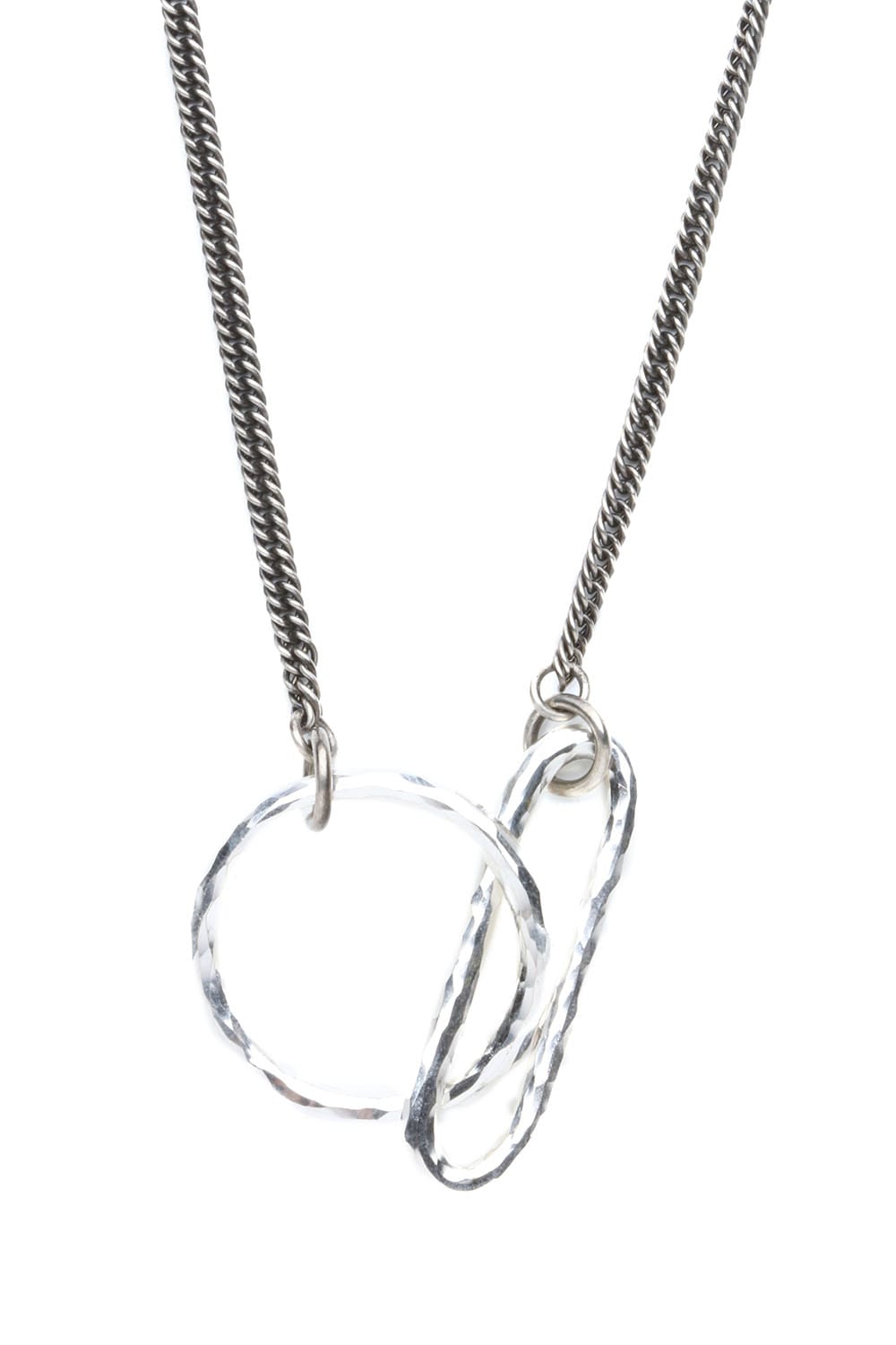 NECKLACE HAMMERED LINK