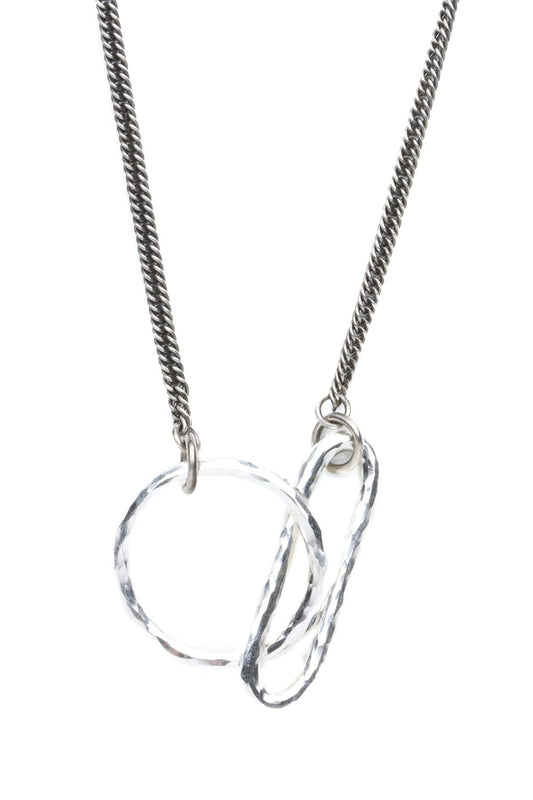 NECKLACE HAMMERED LINK