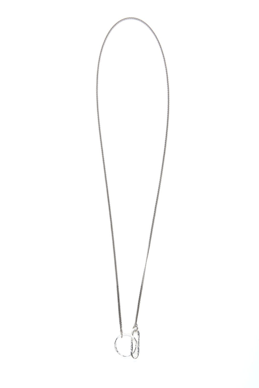 NECKLACE HAMMERED LINK