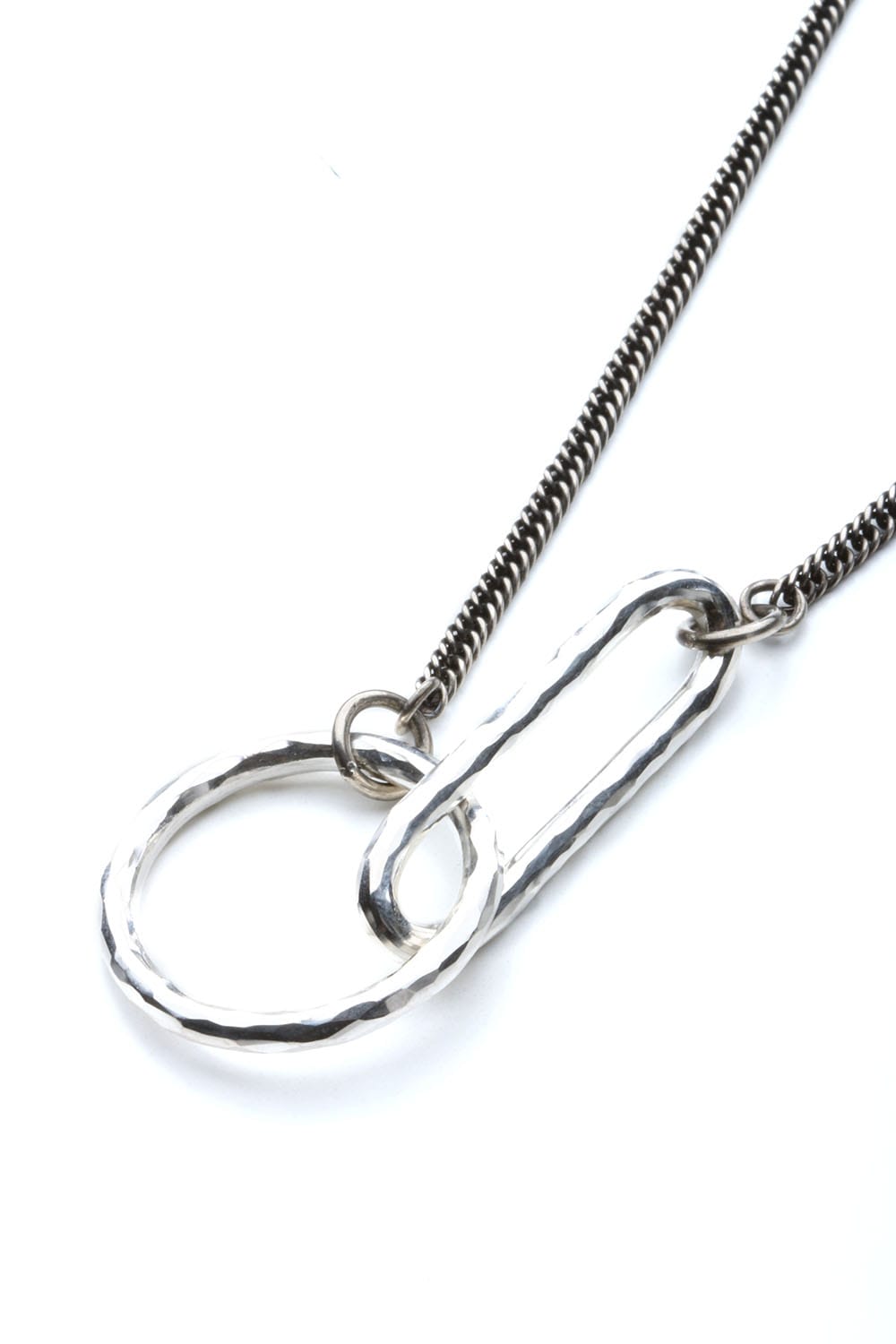 NECKLACE HAMMERED LINK