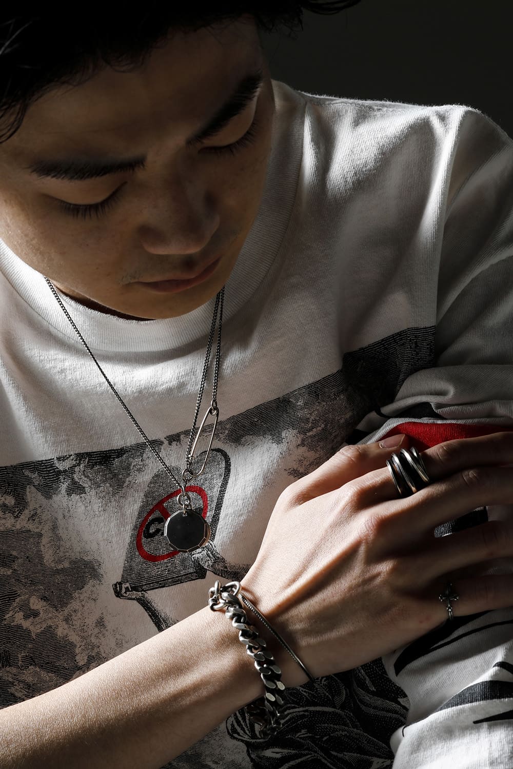 Necklace Chain Plate Facettes