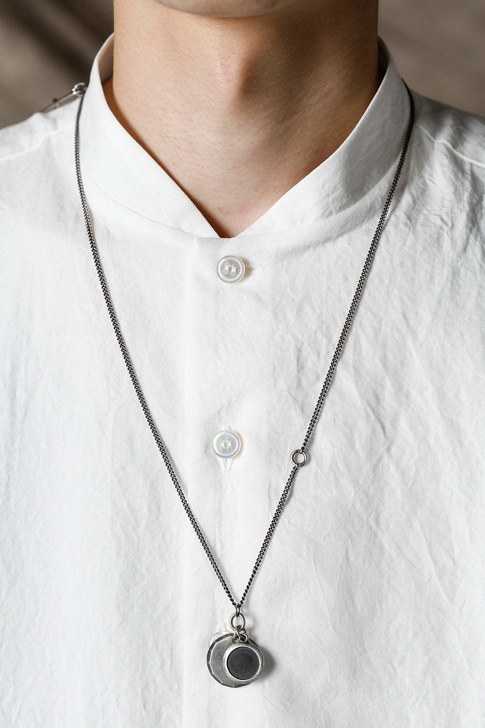 Necklace Chain Plate Facettes