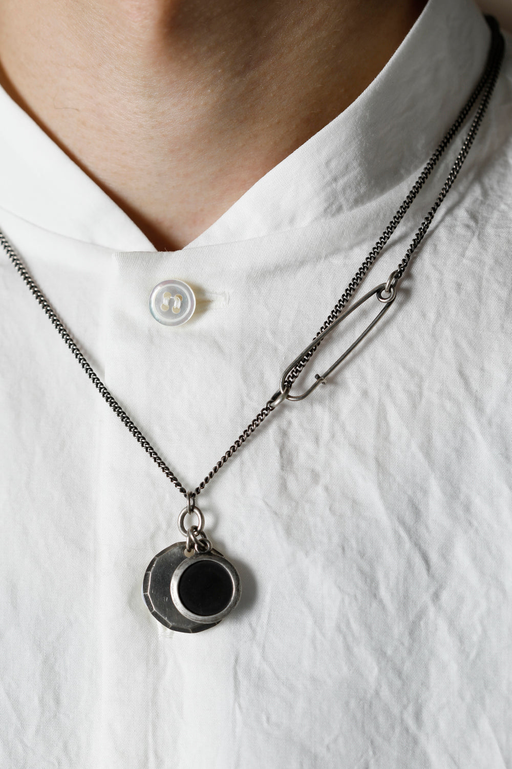 Necklace Chain Plate Facettes