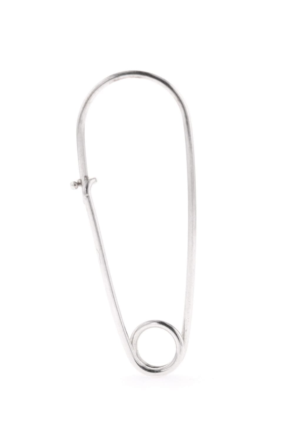 Earrings safety pin fine