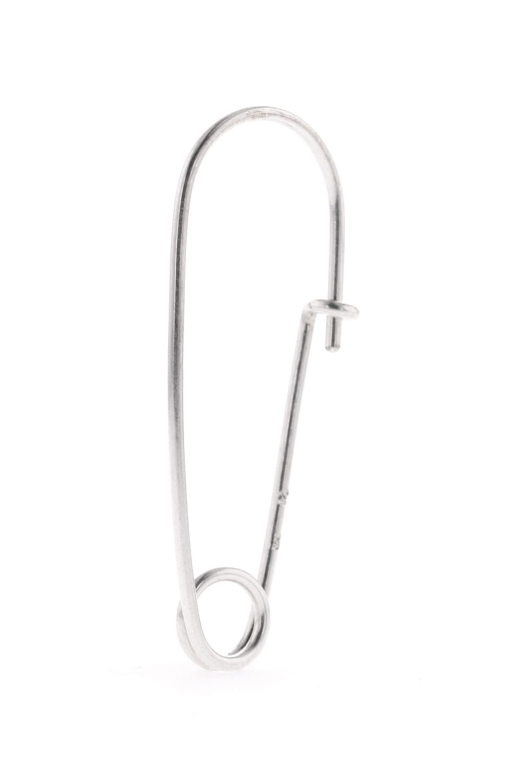 Earrings safety pin fine