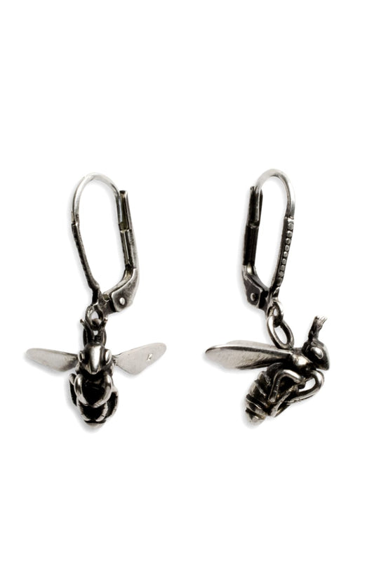 Earrings Plate Hammered