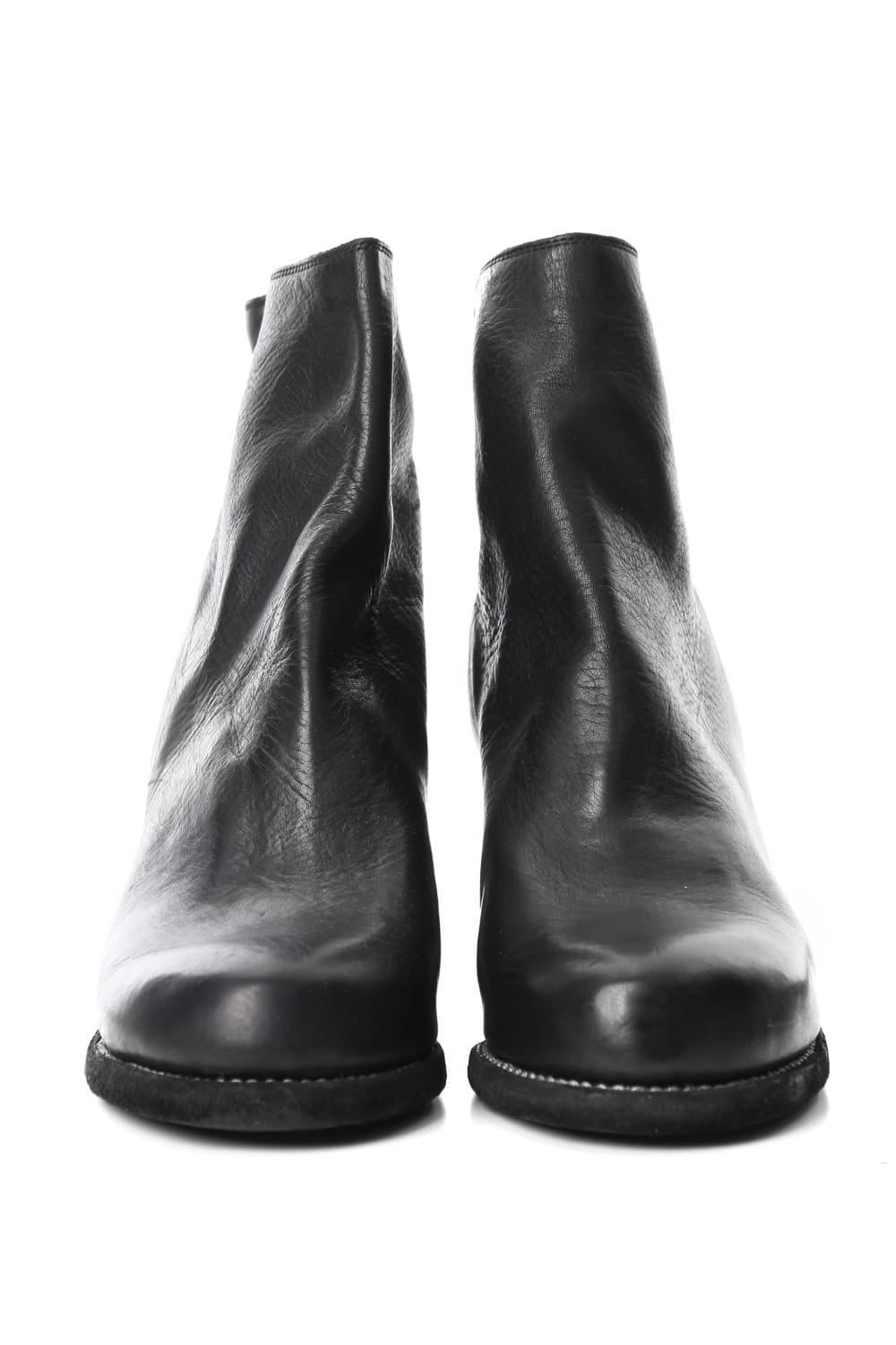 Orthopaedic Back Zip Boots Double Sole Horse Full Grain