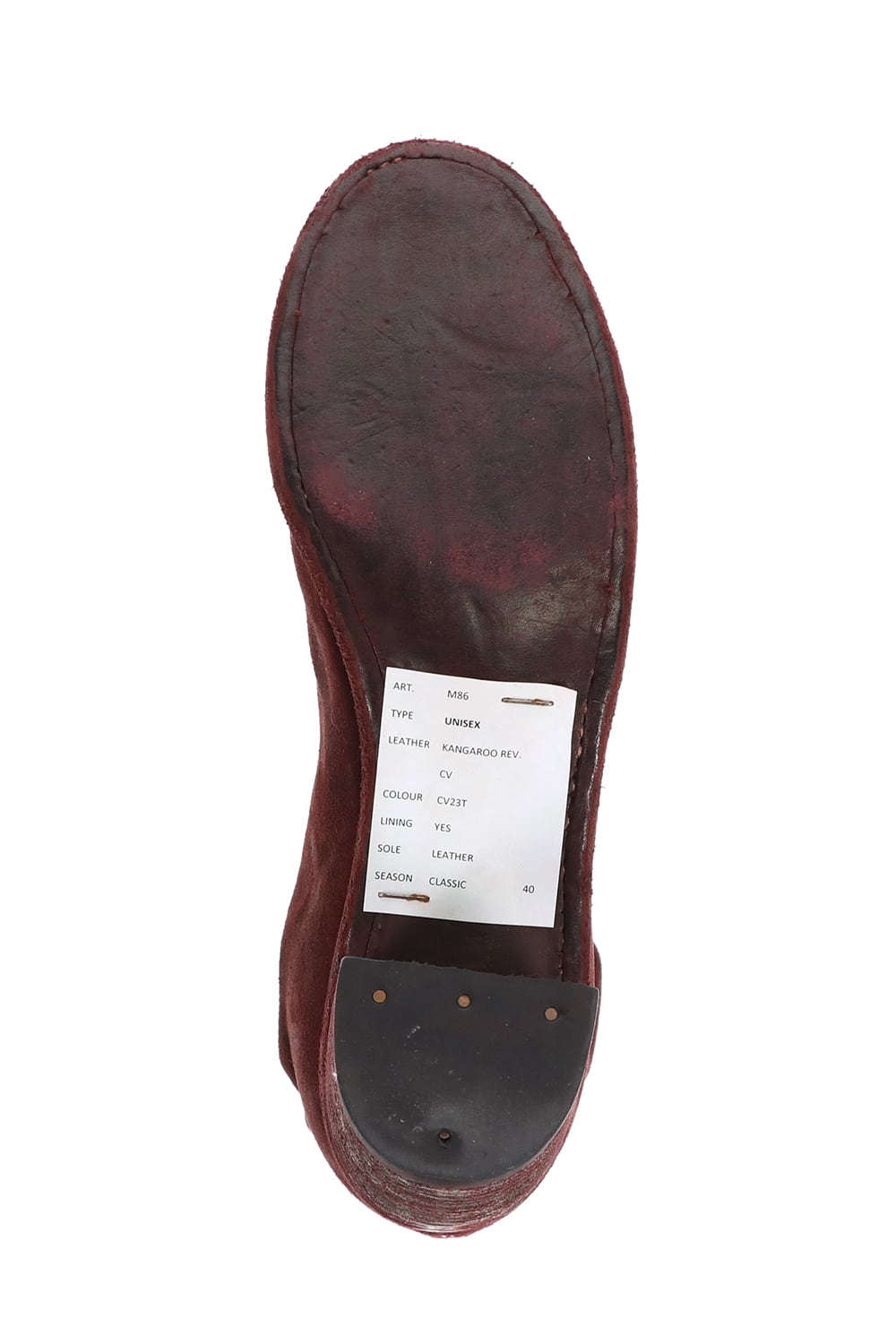 M86 - オーソピーディック バックジップ ブーツ