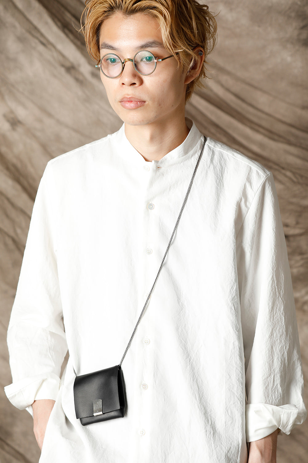 Purse chain hammered