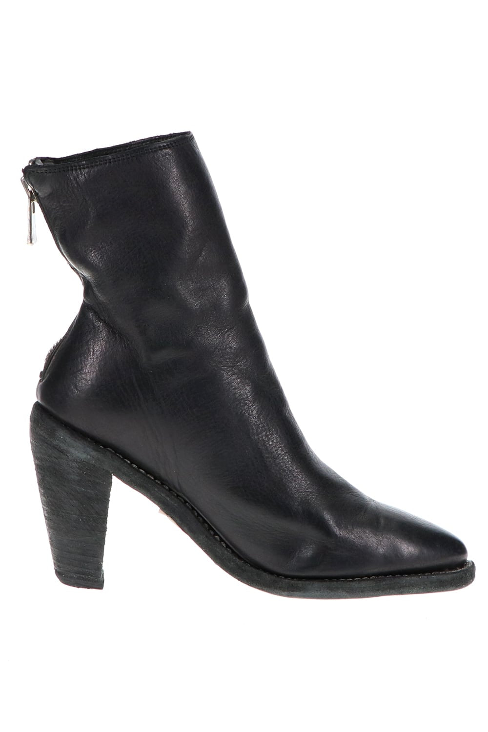 MC86 - ハイヒール バックジップ ブーツ