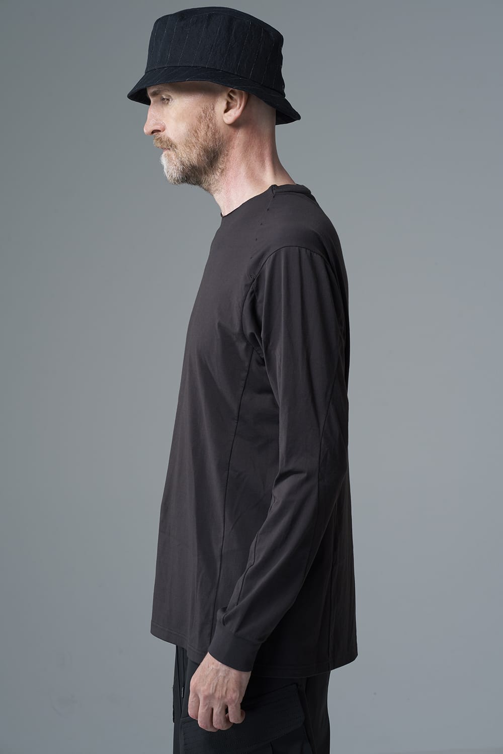 Long sleeve egyptian cotton jersey ( SUVIN )  Espresso