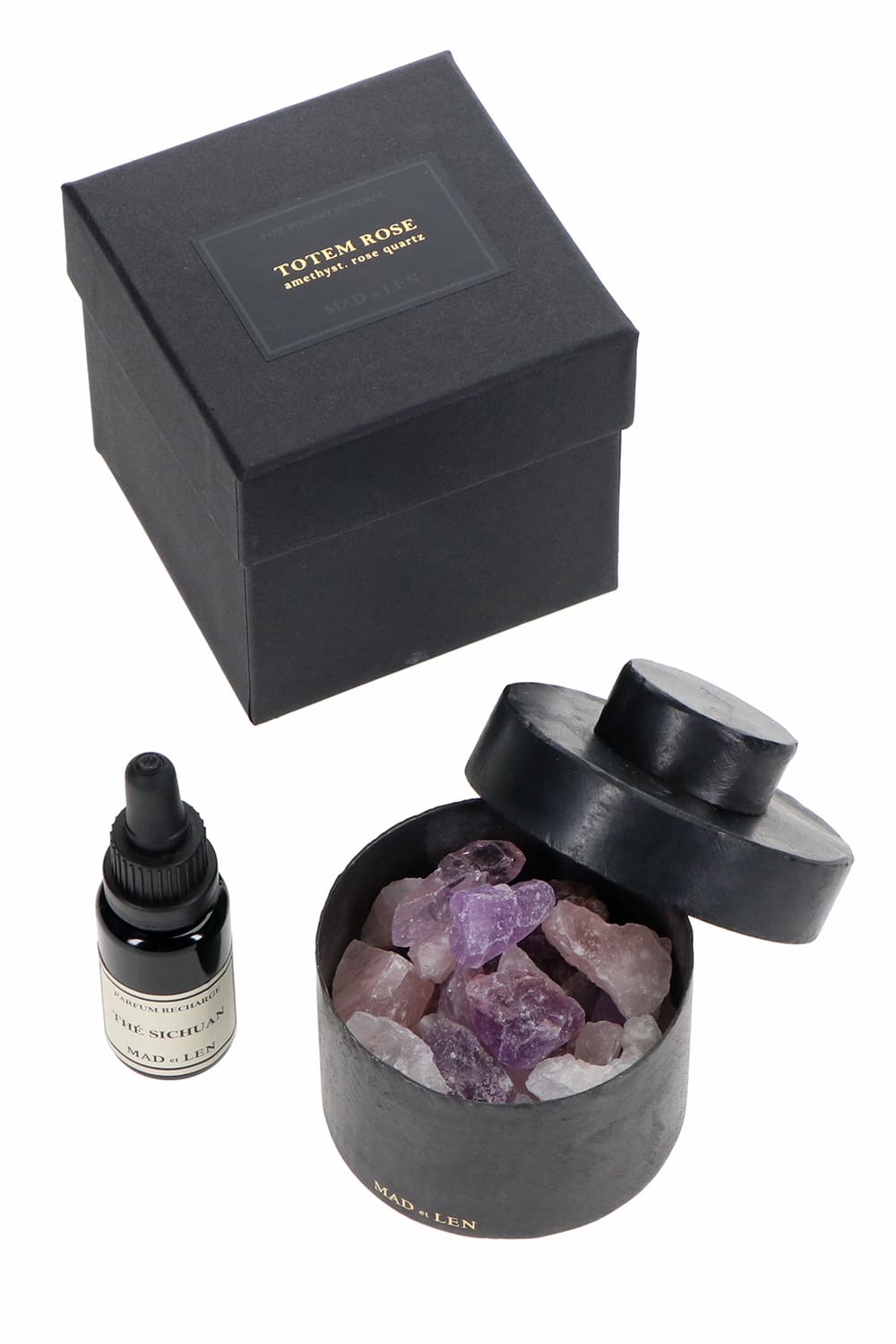 The Sichuan - Mini size Pot Pourri Rose Amethyst