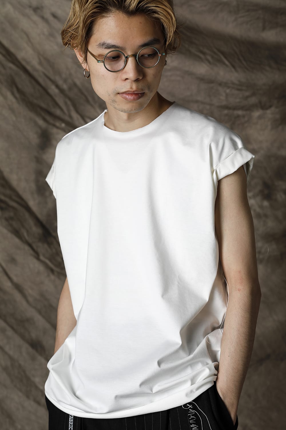 フレンチ スリーブ Tシャツ ホワイト