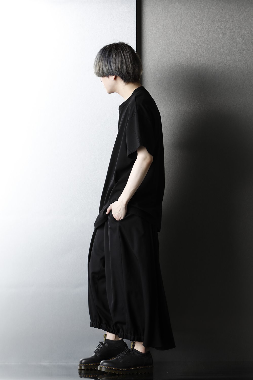 Fasntener Henry neck Short sleeve T-shirt