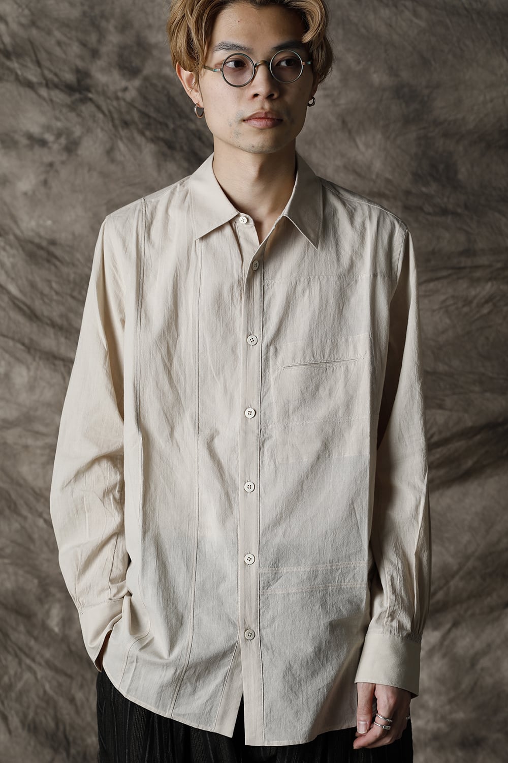 Separated Front Panel shirt