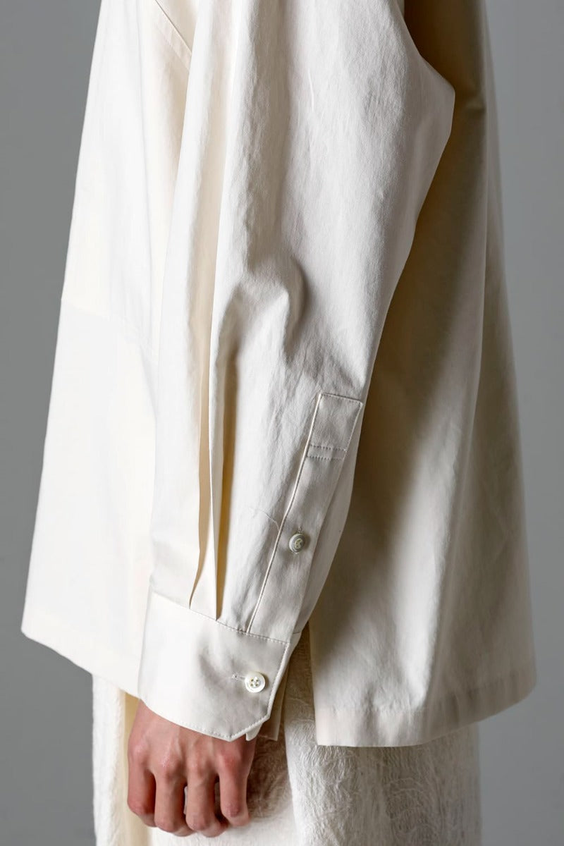 Wide Pockets Shirt Blouson Ivory