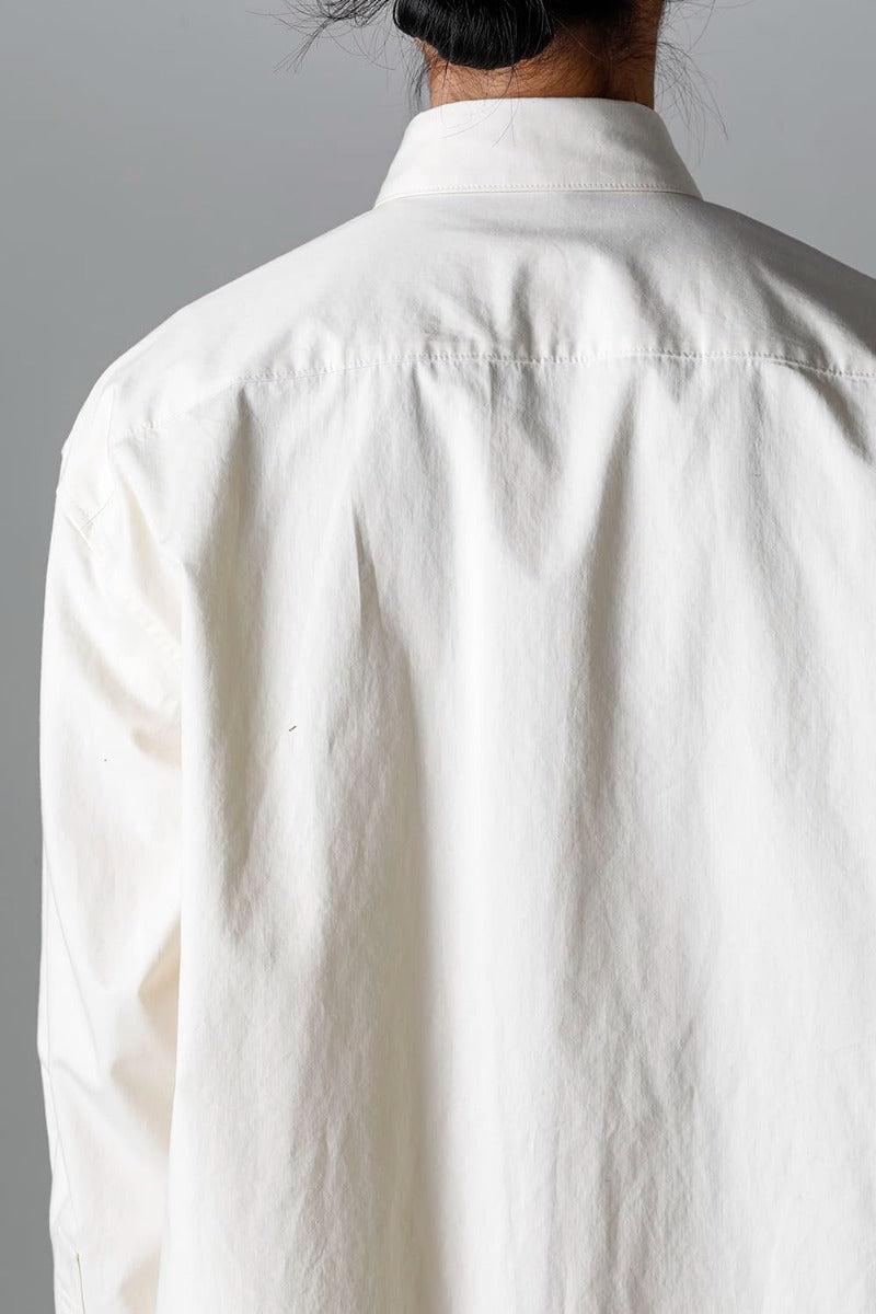 Wide Pockets Shirt Blouson Ivory