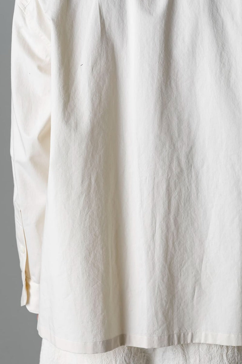 Wide Pockets Shirt Blouson Ivory