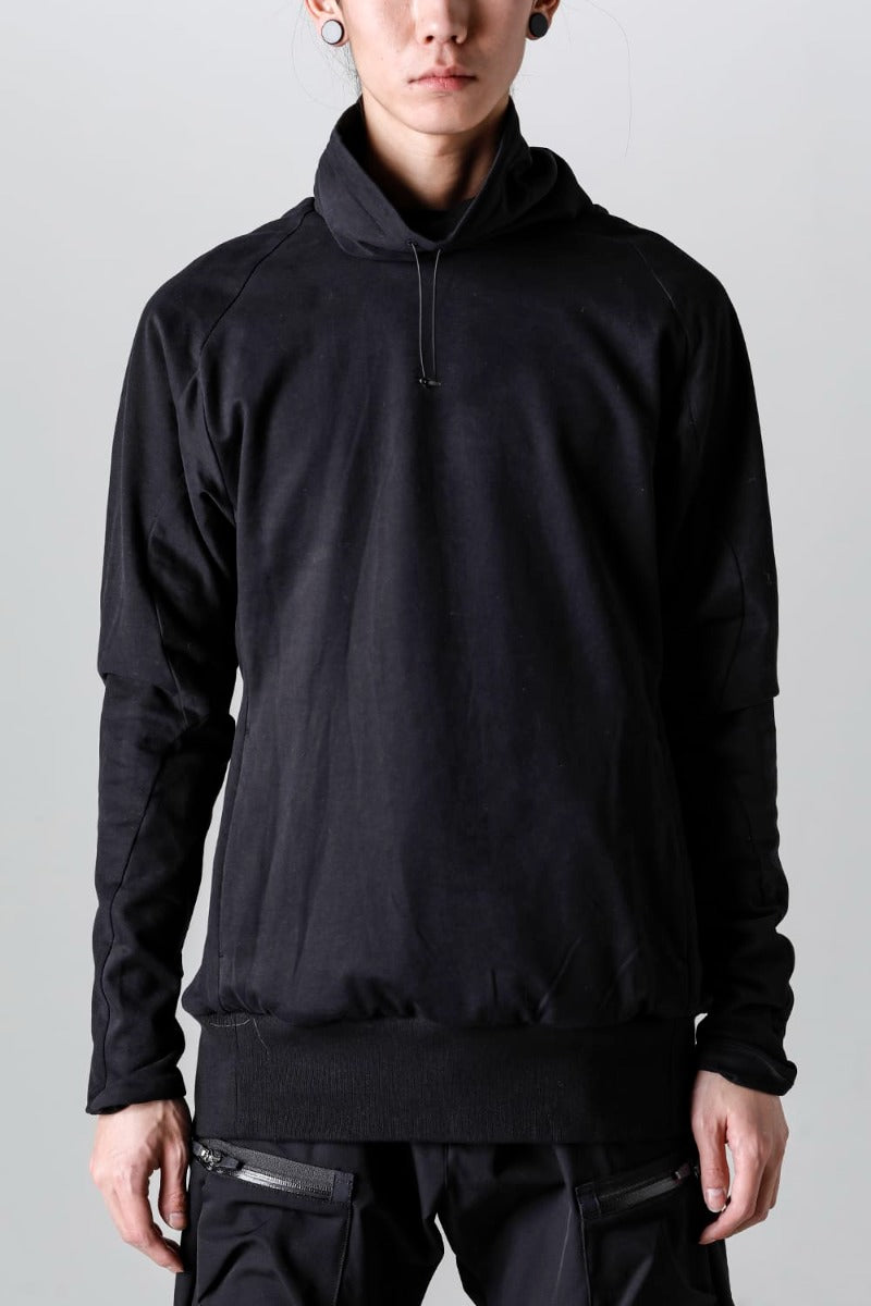 Hight neck pullover cotton jersey  Used Black