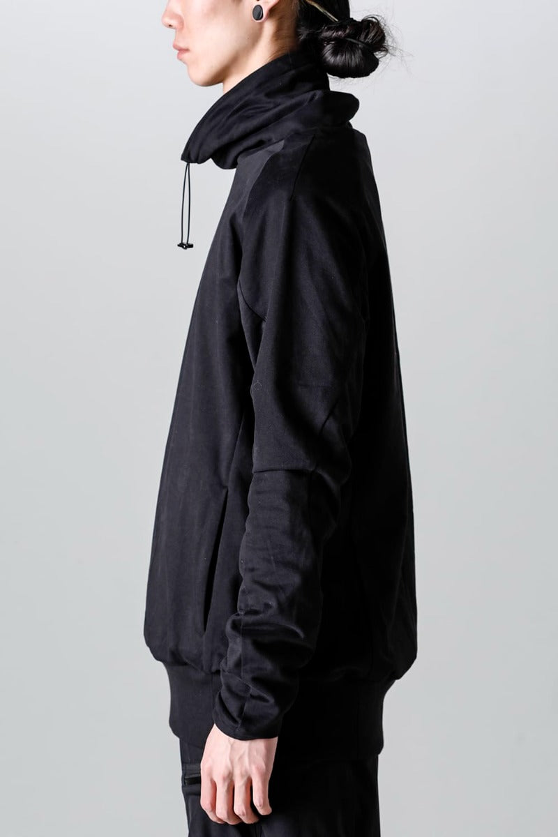 Hight neck pullover cotton jersey  Used Black