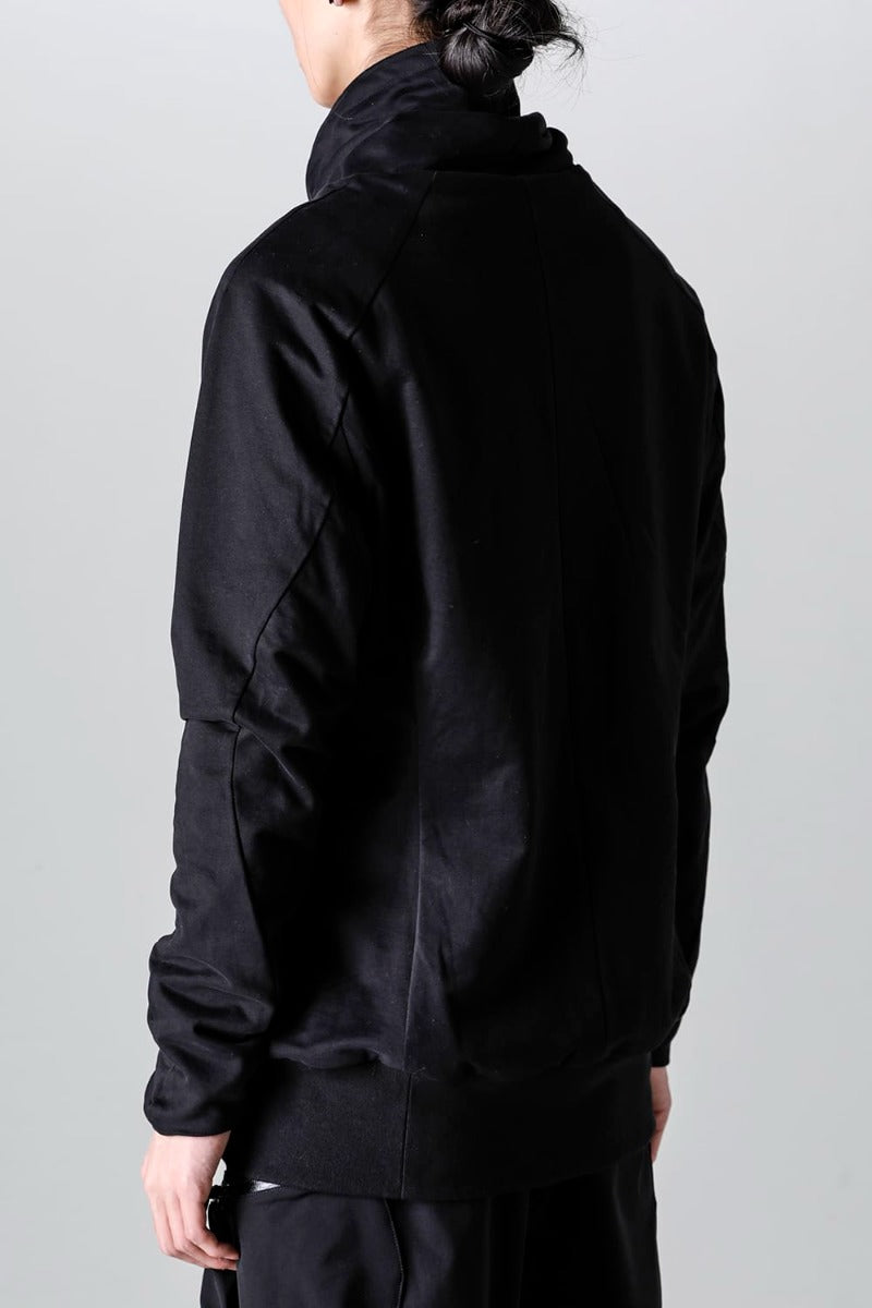 Hight neck pullover cotton jersey  Used Black