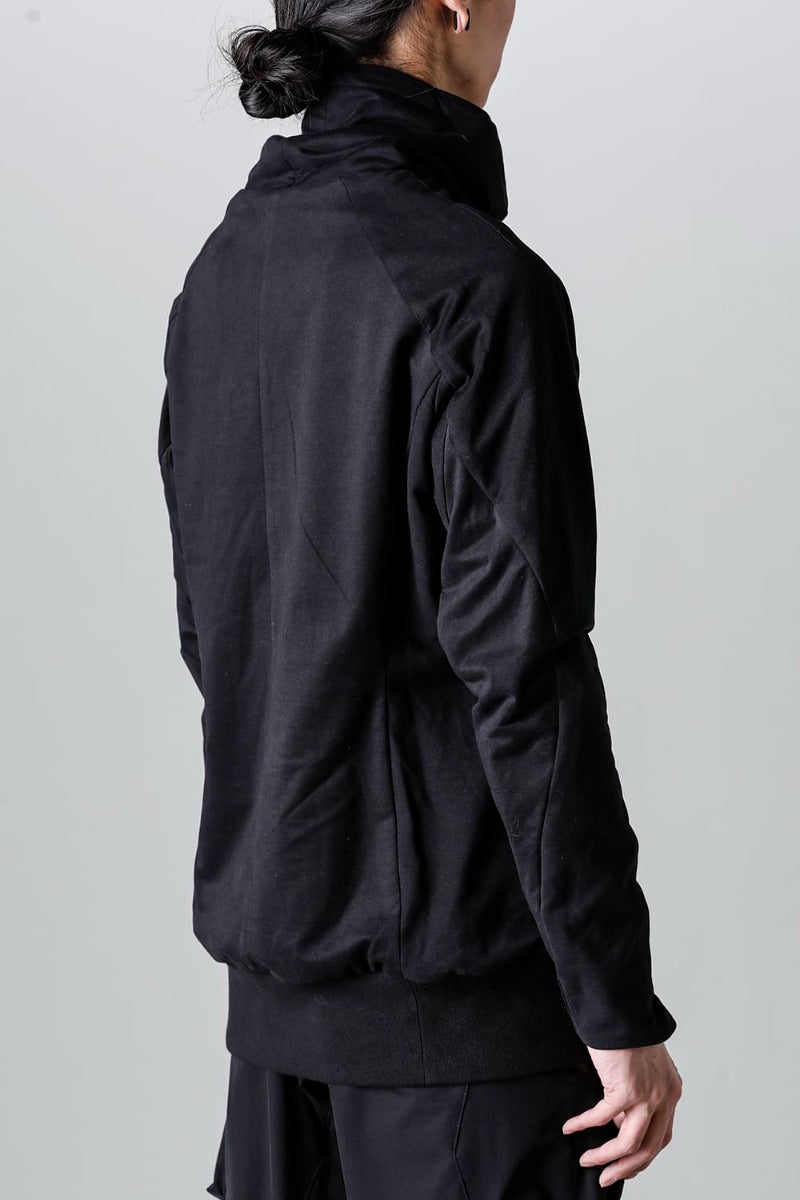 Hight neck pullover cotton jersey  Used Black