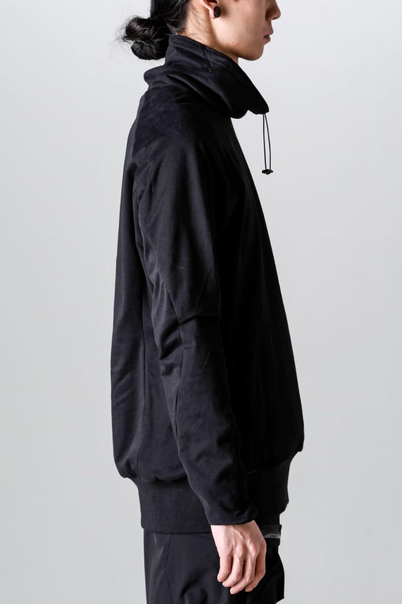 Hight neck pullover cotton jersey  Used Black