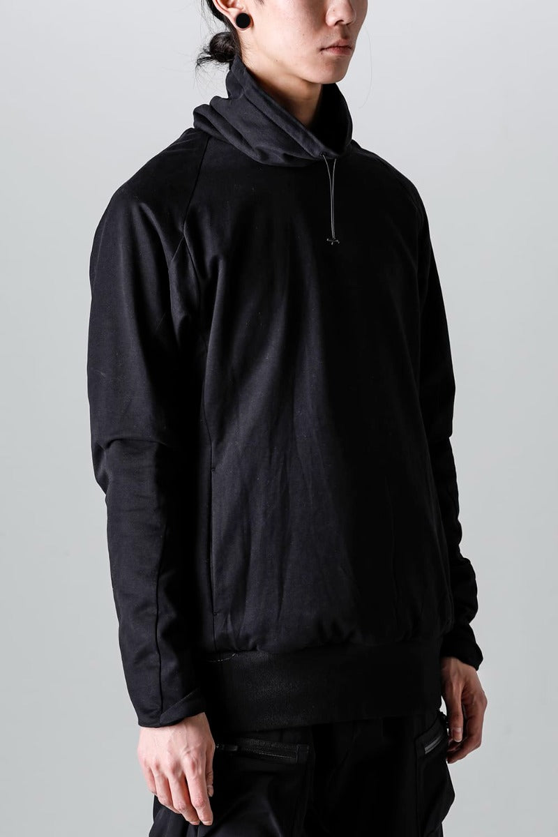 Hight neck pullover cotton jersey  Used Black
