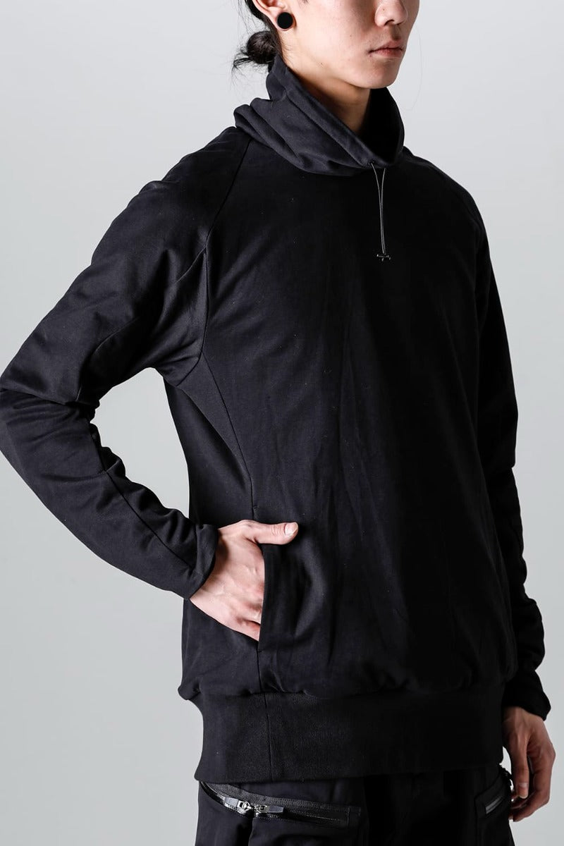 Hight neck pullover cotton jersey  Used Black