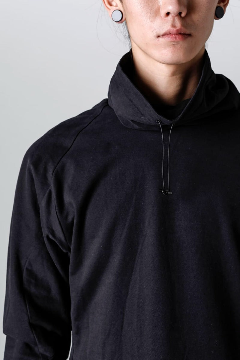 Hight neck pullover cotton jersey  Used Black