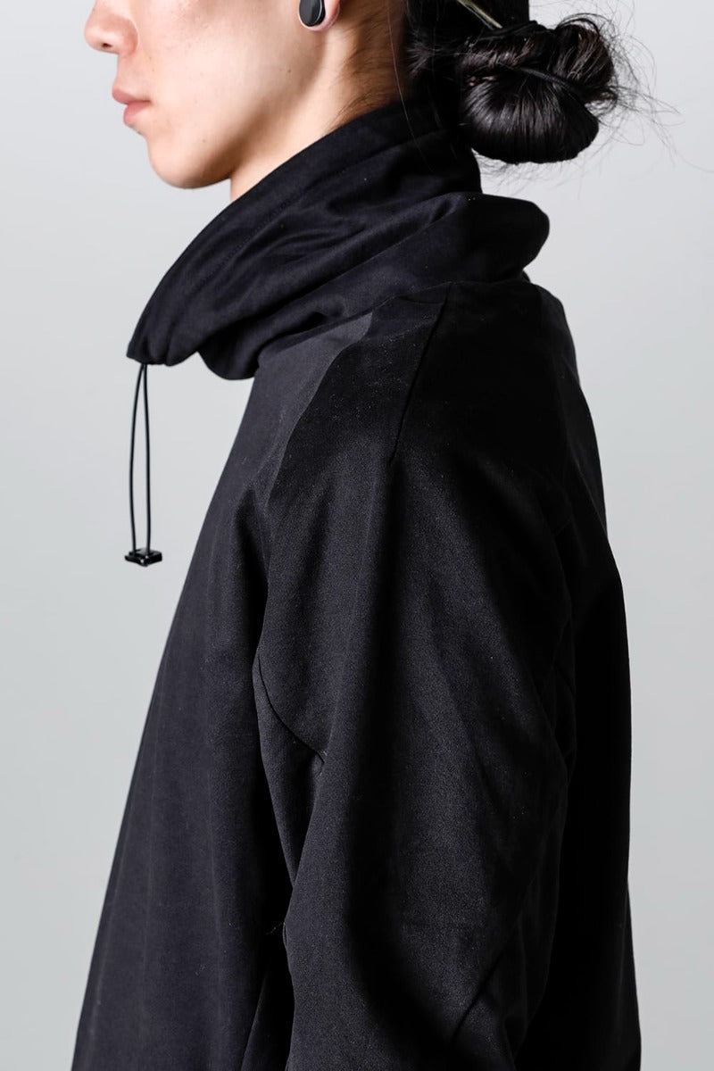 Hight neck pullover cotton jersey  Used Black