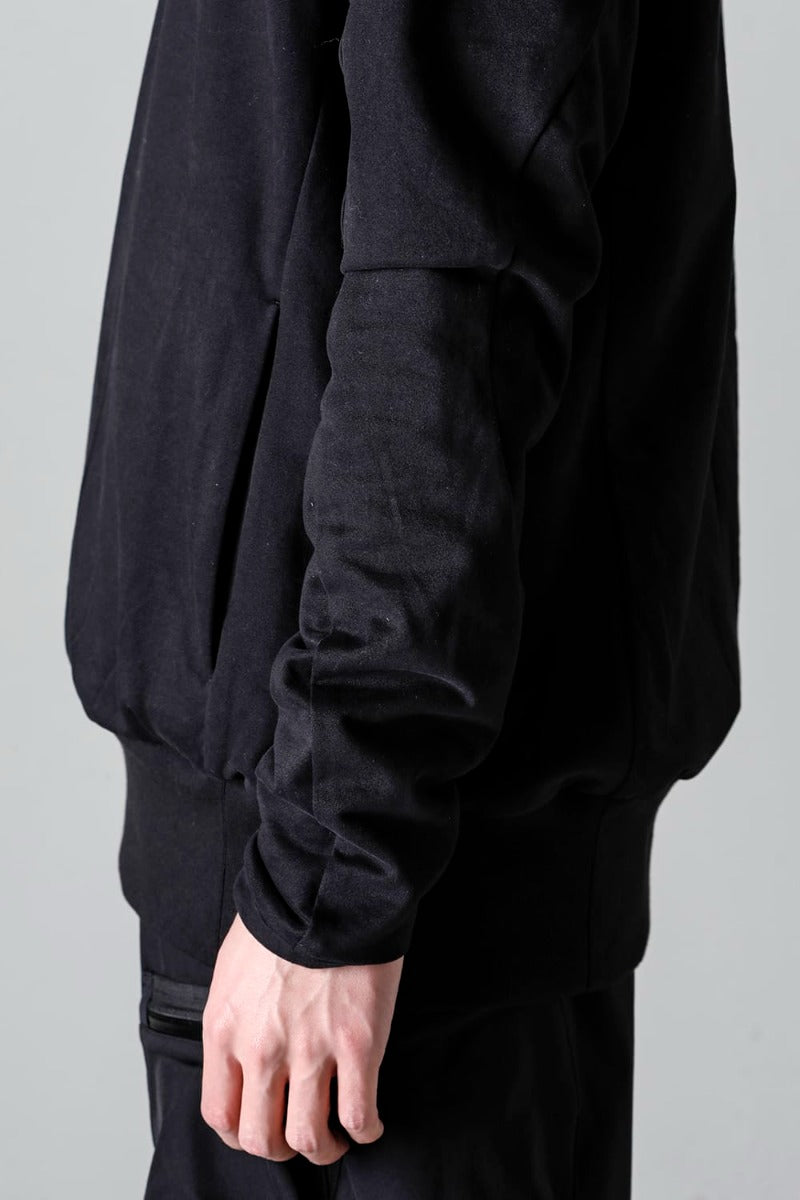 Hight neck pullover cotton jersey  Used Black