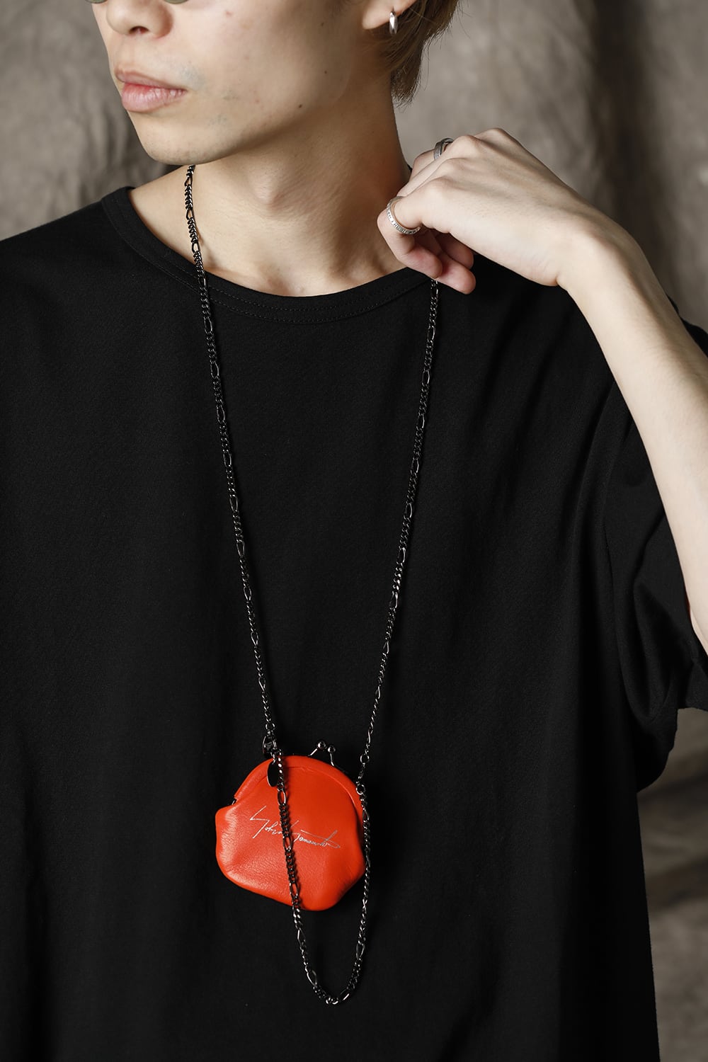 Frame purse Coin Case Orange