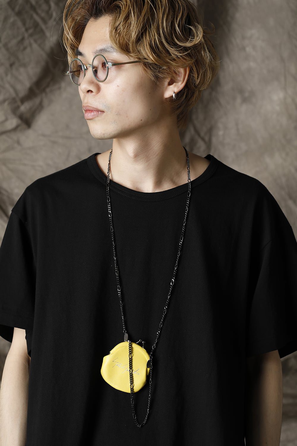 Frame purse Coin Case Yellow