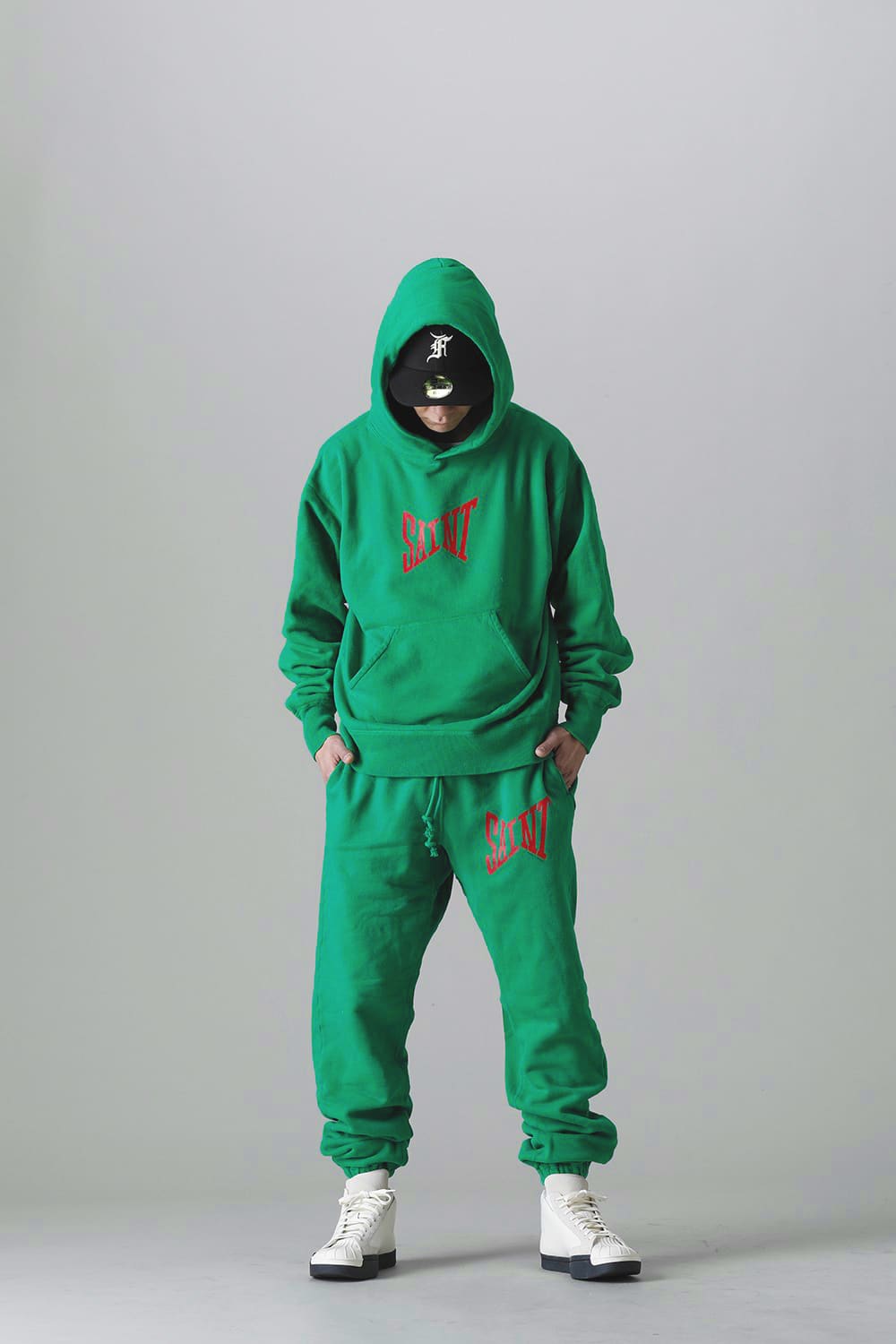 Logo Sweat pants Green