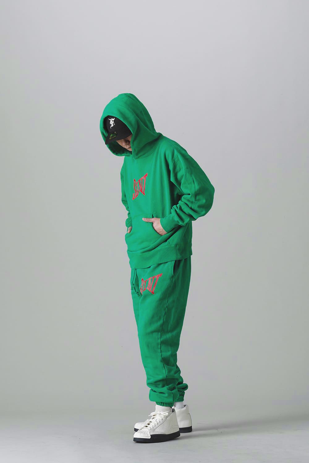 Logo Sweat pants Green