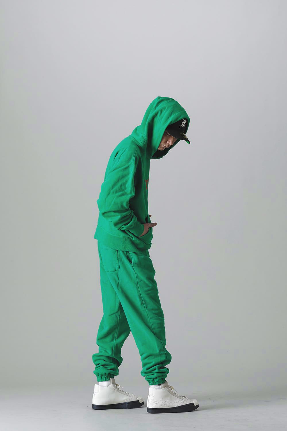 Logo Sweat pants Green