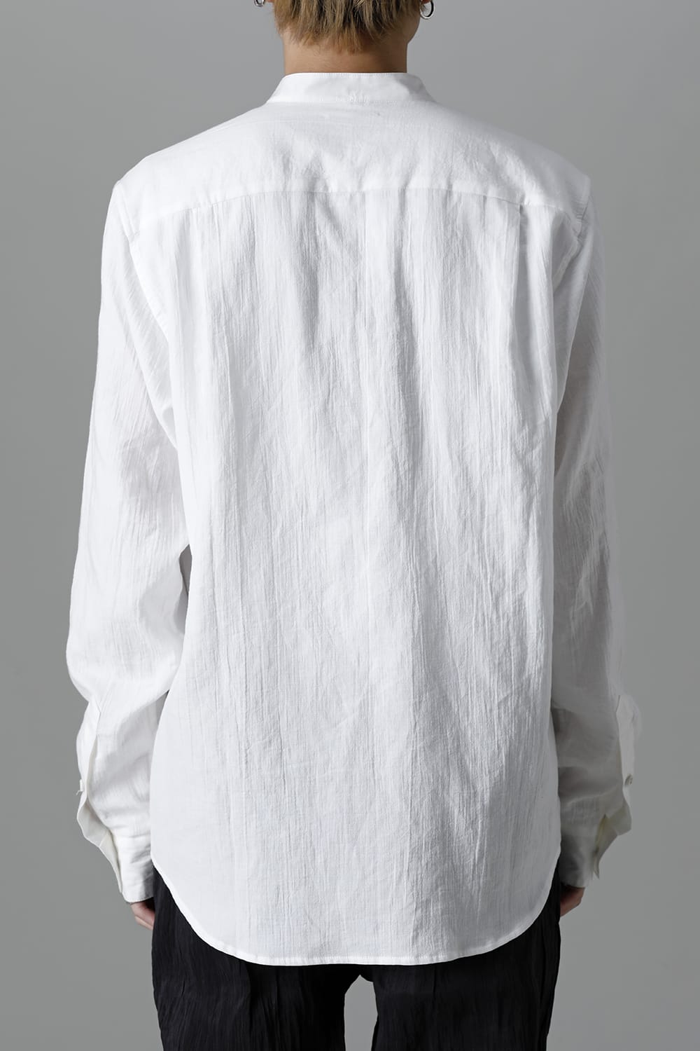 ANNASTESIA Limited Stand Collar Shirt White