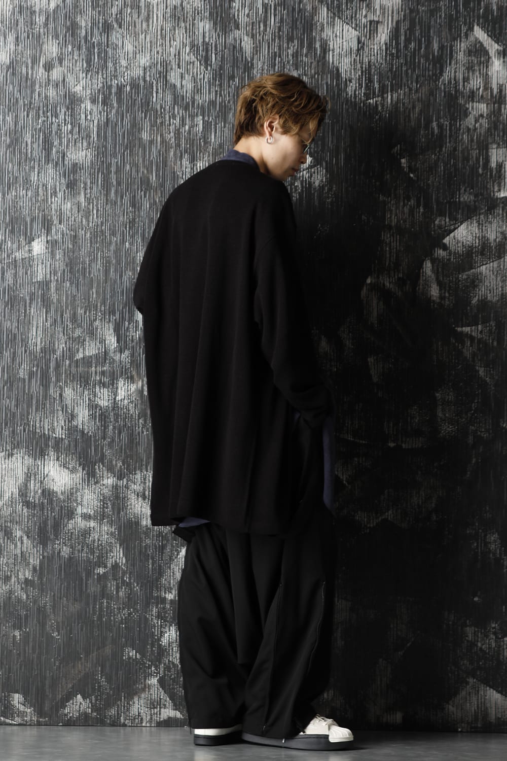 Rib Switching Cardigan