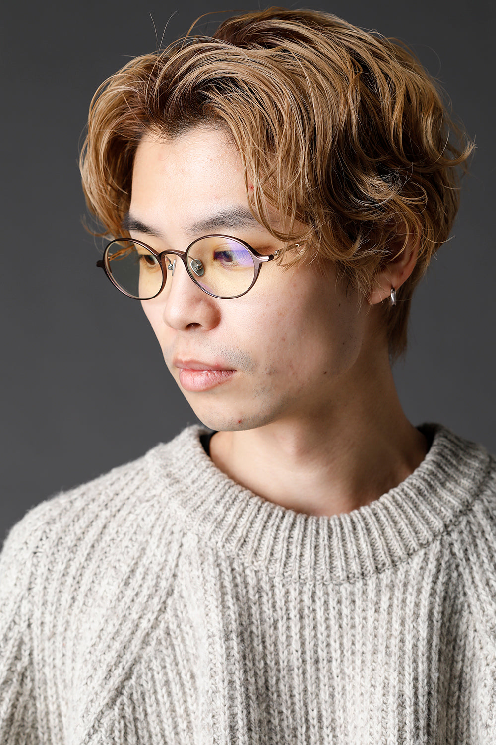 RG0103AL Metalloid Bronze Textured Clear Lens