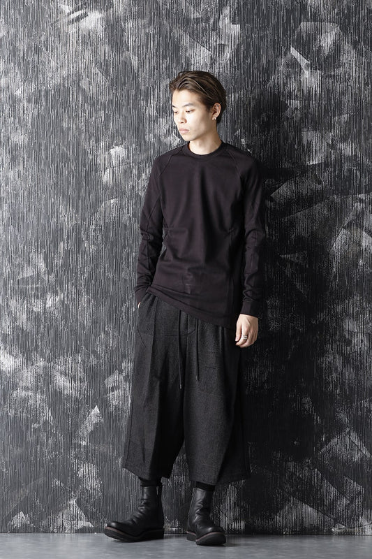 Long sleeve Medium soft jersey Charcoal