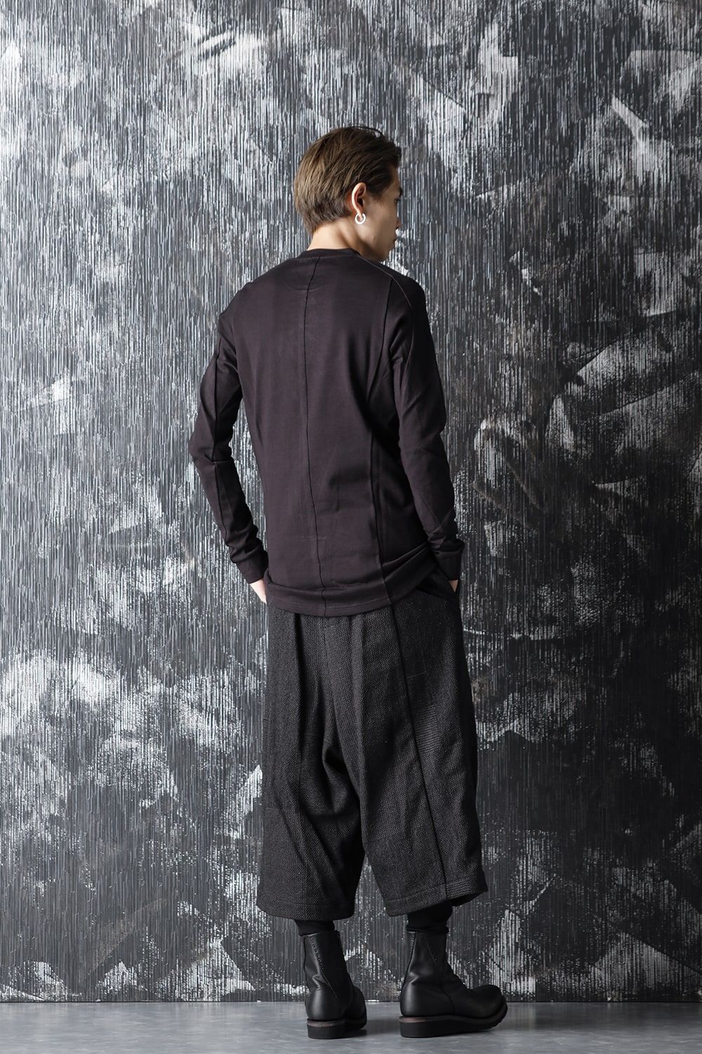 Long sleeve Medium soft jersey Charcoal