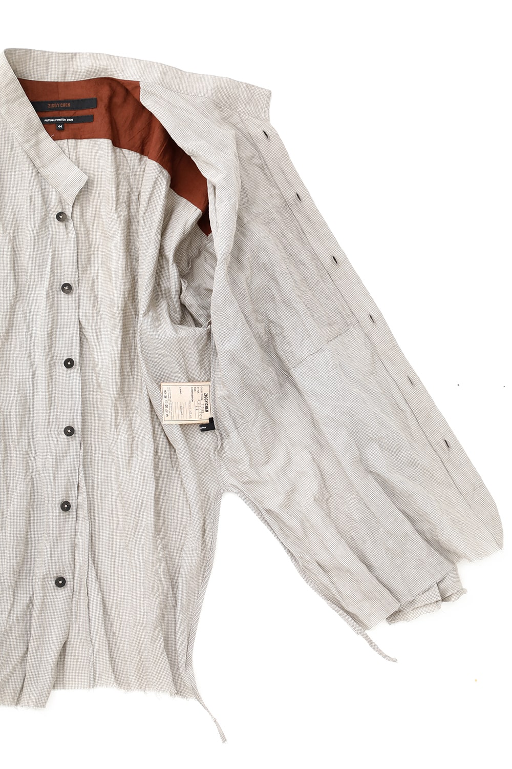 Cotton Metal Collarless SHIRT