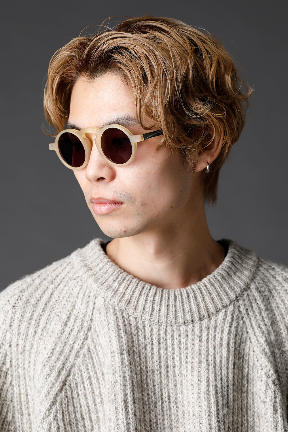 UW0008 UMA WANG x RIGARDS Genuine Horn Amber Sun Lens