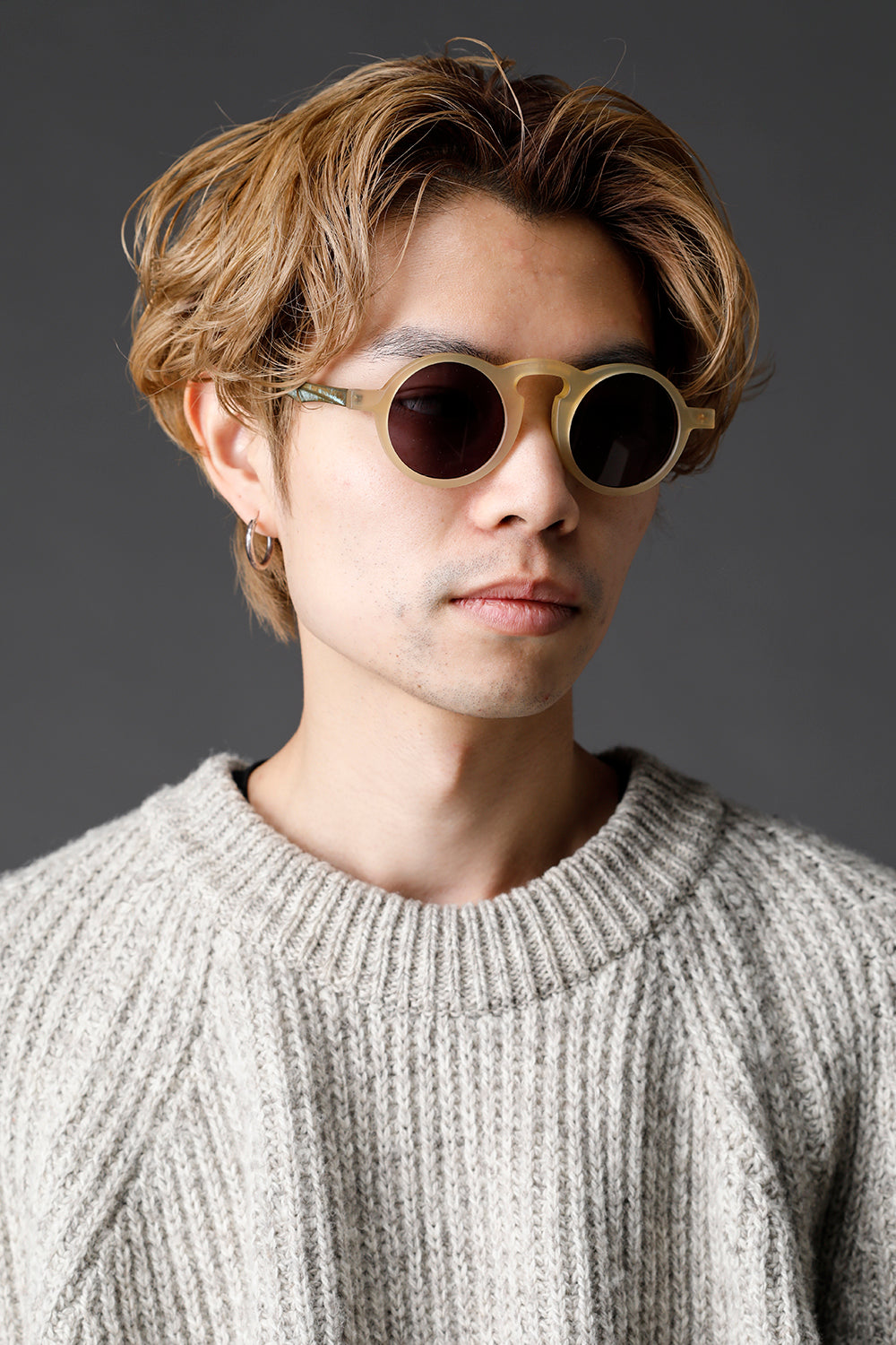 UW0008 UMA WANG x RIGARDS Genuine Horn Amber Sun Lens