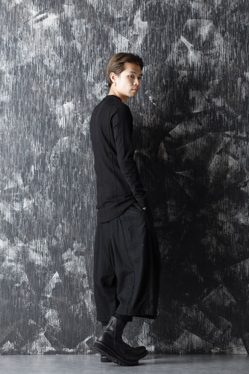 Long sleeve Medium soft jersey Black